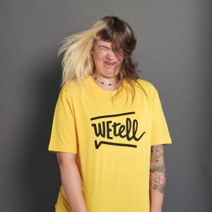 T-Shirt Gelb Logo