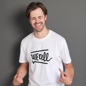 T-Shirt Weiß Logo