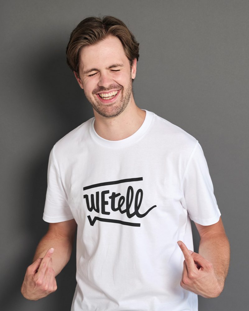 T-Shirt Weiß Logo