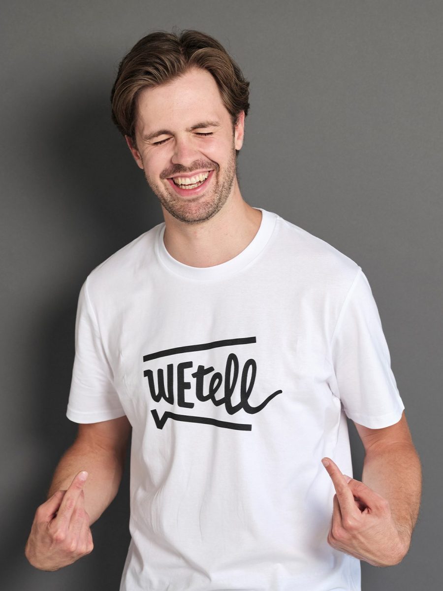 T-Shirt Weiß Logo
